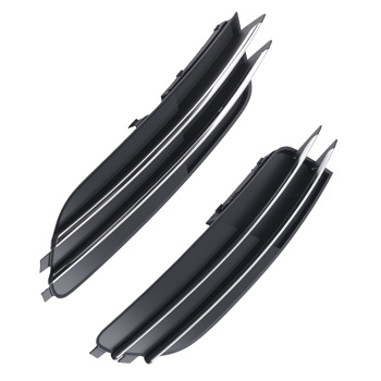 Pair Front Bumper Fog Light Grille fit for Audi A6 2.0L 2.8L 2012-2015 4G0807681