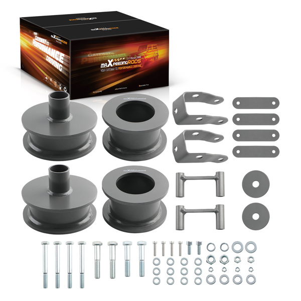 2.5" Front 2" Rear Leveling Lift Kit Coil Spacers fit for Jeep Wrangler JK 2007-2018-6