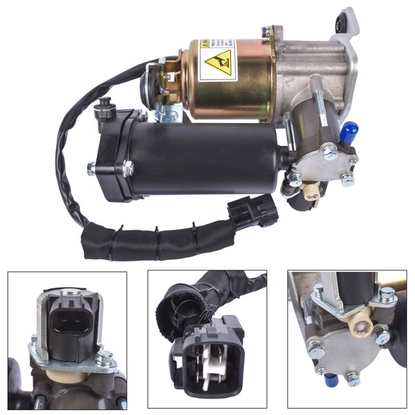 打气泵 Air Suspension Compressor W/Dryer Replacement for Lexus GX470 Toyota 4Runner 4.7L 2003-2009 48910-60020 48910-60021-7