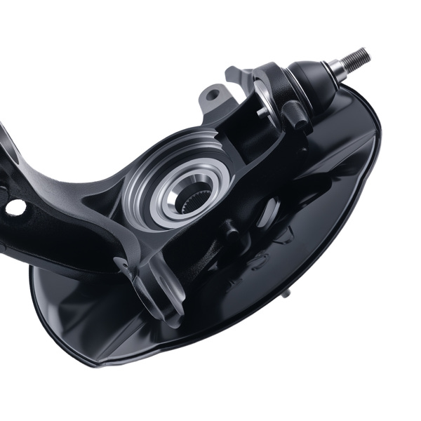 Front Left Steering Knuckle + Wheel Hub Bearing fit for Honda Accord 2013 - 2015-5