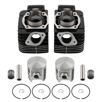 Engine Cylinder Piston Top End Rebuild Kit fit for Yamaha RD350 1973 1974 1975