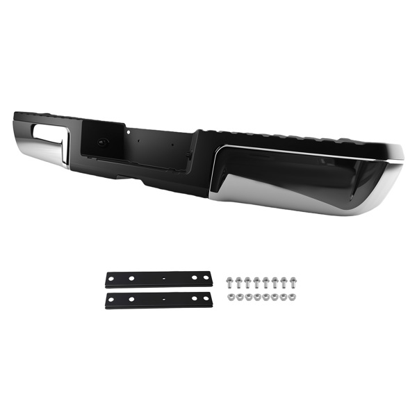 Rear Bumper Chrome Steel Fit fit for 2008-2016 Ford F-250 F-350 Super Duty-6