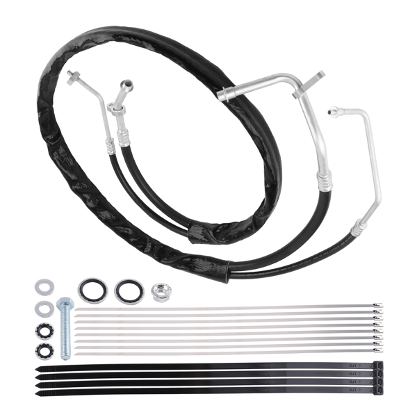 Rubber & Aluminum Rear/Aux AC Lines fit for Dodge Grand Caravan C68100 2012-2019-6