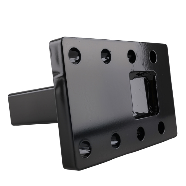 20000 lbs Adjustable Pintle Hitch Mount 3 Position fit for 2" Hitch Receiver Steel-6