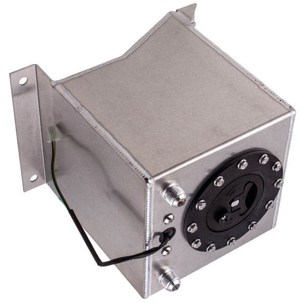 Drift Racing 10L Fuel Cell Tank Aluminum Construction with Level Sender-2