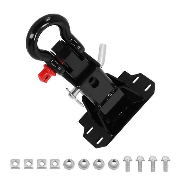 2" Shackle Hitch Receiver+Front Trailer Hitch Mount fit for Polaris Ranger XP 1000-6