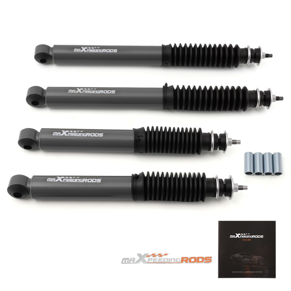Drop Suspension Kit fit for Ford F100 2WD 1973-79 3" Front 4" Rear Lowering Shocks-6