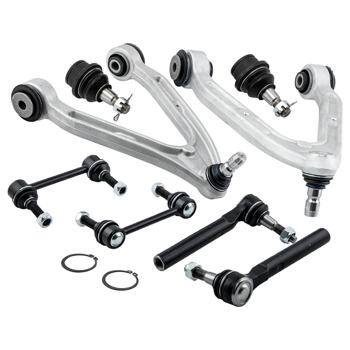 8pcs Front Upper Control Arms Ball Joints Tie Rods fit for Hummer H3 H3T 2006-2010