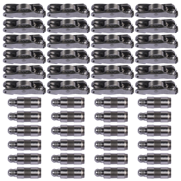 摇臂挺杆套装 24x Rocker Arms & 24x Valve Lifters Replacement for Audi A4 S4 A5 A6 A7 2.9T 3.0T 0P2109417 06M109423A-1