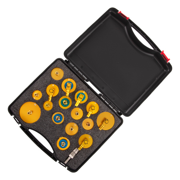 16-Pack Brake Fluid Bleeder Master Cylinder Adapter Set Brake Bleeding Adapter-6