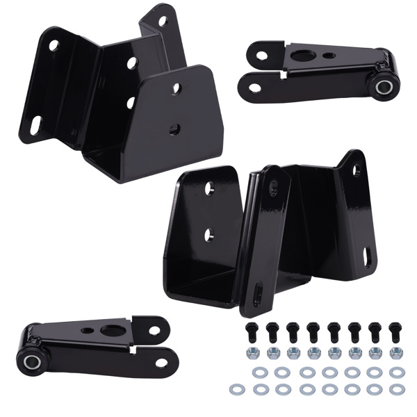 4" Drop Kit Leveling Lowering Shackles & Hangers fit for Ford F150 F100 1973-1996-6