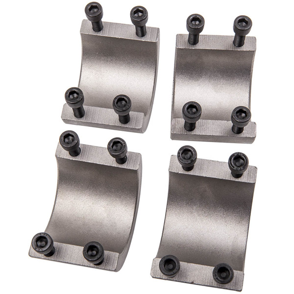 4pcs 1.75" Steel Tube Clamps Bolt on / Clamp On Weldable Roll Cage Mounts HD New-1