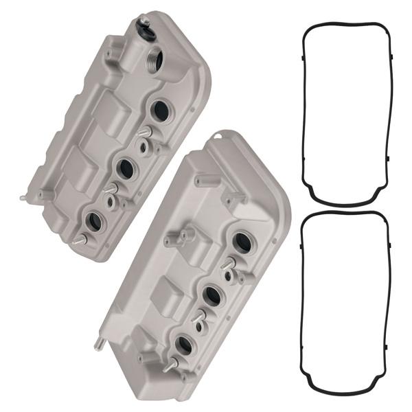 Front + Rear Engine Valve Cover fit for Honda Odyssey Accord Sedan 3.5L 12310R70A00-6