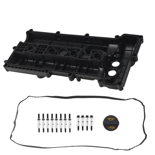 Black Valve Cover w/Gasket fit for Ford Focus 2.0L 2012-2014 CM5Z-6582-B-6