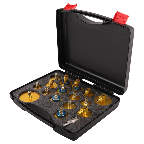 16-Pack Brake Fluid Bleeder Master Cylinder Adapter Set Brake Bleeding Adapter-3