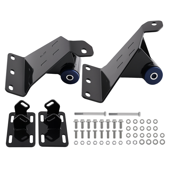 Engine Mounts Kit Fit fit for Chevy C10 2wd Blazer Suburban 1963-72 Steel Steel-6
