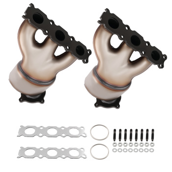 Front Left &Right Catalytic Converter fit for Land Rover LR2/Volvo XC70 3.2L 2008-12