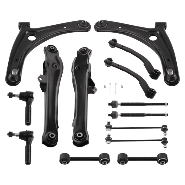 14pc Suspension Kit Front Rear Control Arms fit for 2007-2017 Jeep Compass Patriot-6