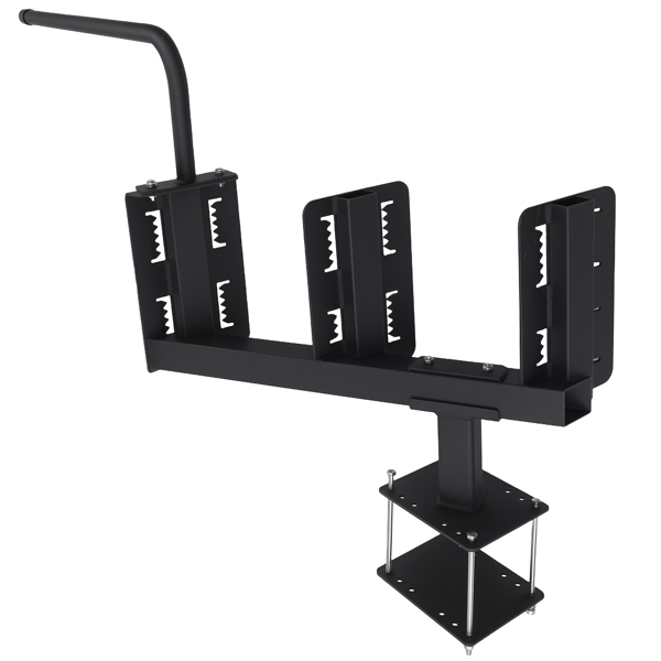 3-Step Steel Mount fit for Universal Boat Trailer Tongue Boarding Step Black-2