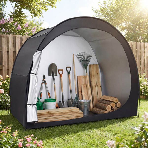 83英寸×48英寸×67英寸户外自行车存放帐篷棚防水自行车套，适用于2辆自行车-2