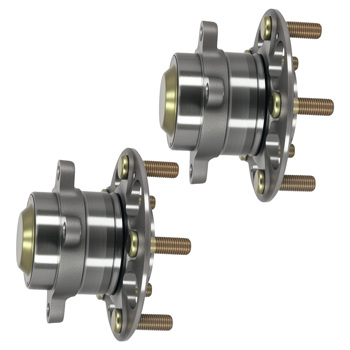2pc Rear Wheel Hub Assembly fit for Acura ILX 2013-2018 BR930862 5-Bolt Non-ABS FWD