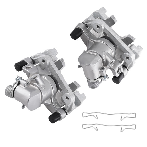 Pair Rear Brake Calipers w/Bracket fit for Ford EcoSport 2018-22 Focus 2012-2018-6
