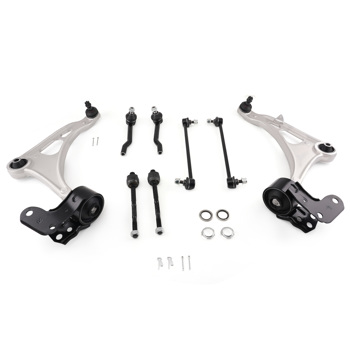 8pcs Front Lower Control Arms Tie Rods fit for 2014-2020 Acura MDX 2019-21 Passport