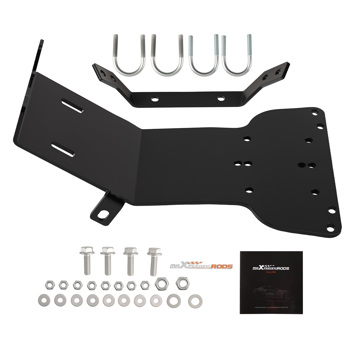 Steel Winch Mounting Plate Kit fit for 00-07 Honda Rancher 350 400 ATV Heavy-Duty