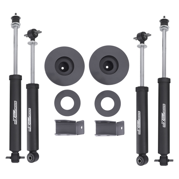 2" Lift Kit fit for Jeep Wrangler TJ 4WD 1997-2006  Shocks + Coil Spring Spacers-2