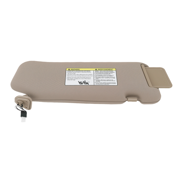 Beige Left Side Sun Visor fit for Nissan Murano 09-14 96401-1AA1B Cloth-1