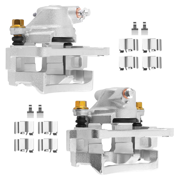 Pair Rear Brake Calipers w/Brackets fit for Toyota 4Runner 2003-09 FJ Cruiser 07-14-6
