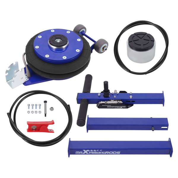 Pneumatic Jack 3 Ton Double Bag Air Jack Quick Lift Car Repair Jack Blue-6