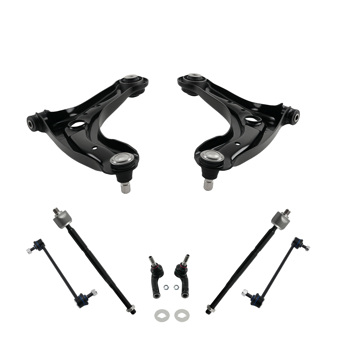 Front Suspension Kit fit for Ford Fiesta 11-19 Lower Control Arms Sway Bar Link 8PCS