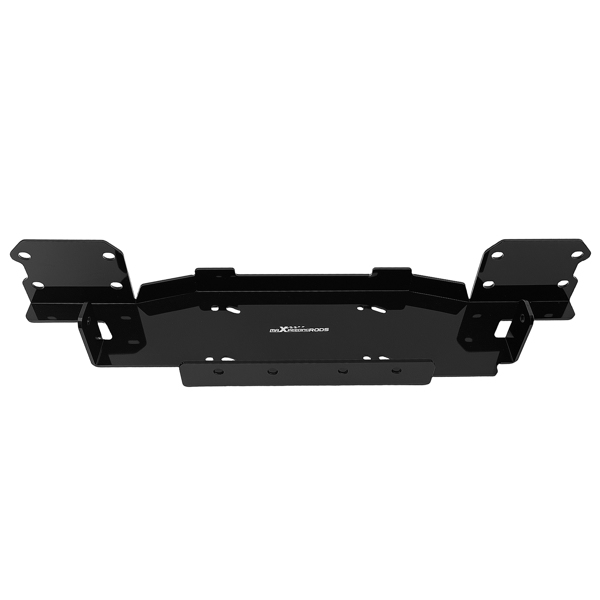 Front Bumper Winch Mount Plate 13,000lbs fit for Jeep Wrangler JL/JLU metal bumper-3