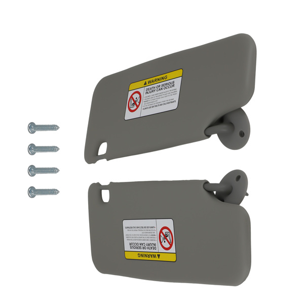 Pair Sun Shield Visor Set fit for Chevrolet Cruze 11-16 Gray Both Sides 96072366-6