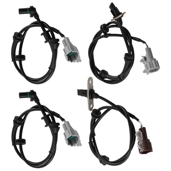 4X ABS Wheel Speed Sensor Front Rear fit for Nissan Xterra 4.0L V6 Auto transmission
