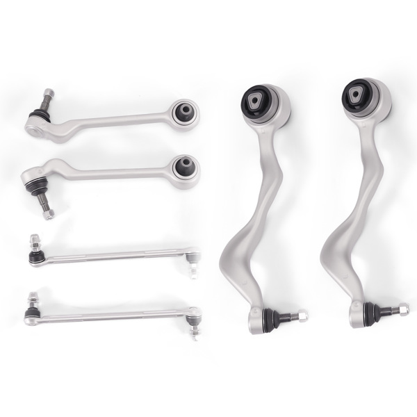 6 Pcs Front Lower Forward & Rearward Control Arms w/Ball Joint & Sway Bar Link-6
