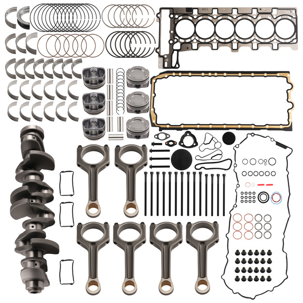 N55 3.0L Engine Overhaul Rebuild Kit Crankshaft/ ConRods / Pistons Set fit for BMW-6