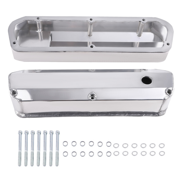 2x Small Block  Polished Aluminum Valve fit for Ford 260 289 302 351W V8 1962-1985-6