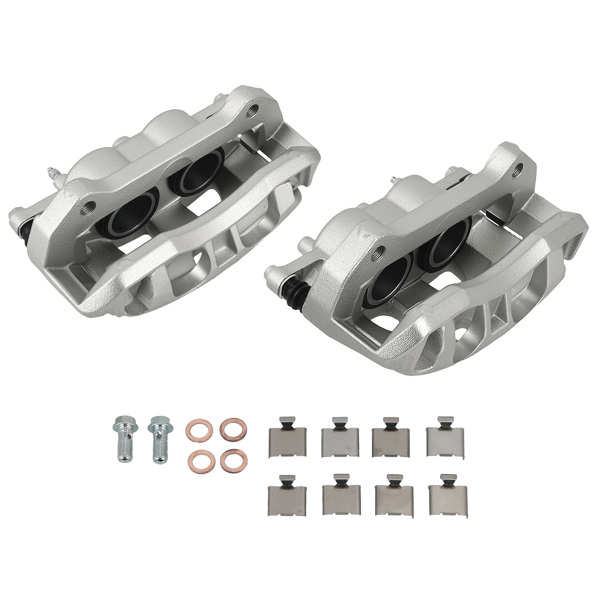 Pair 2x Front Brake Calipers Assembly Kit fit for F-150 2012-2016 V8 5.0L 18B5405-6
