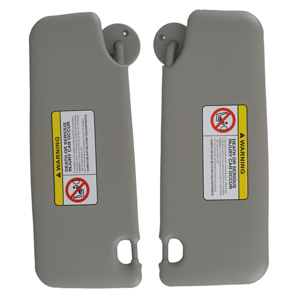 Pair LH+RH Sun Visor fit for Chevrolet Spark Sonic 11-22 42478247 42478249 Gray-2