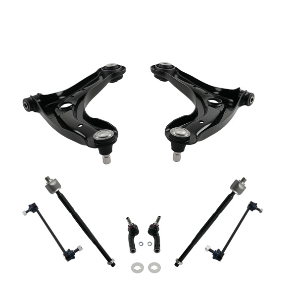 Front Suspension Kit fit for Ford Fiesta 11-19 Lower Control Arms Sway Bar Link 8PCS-6