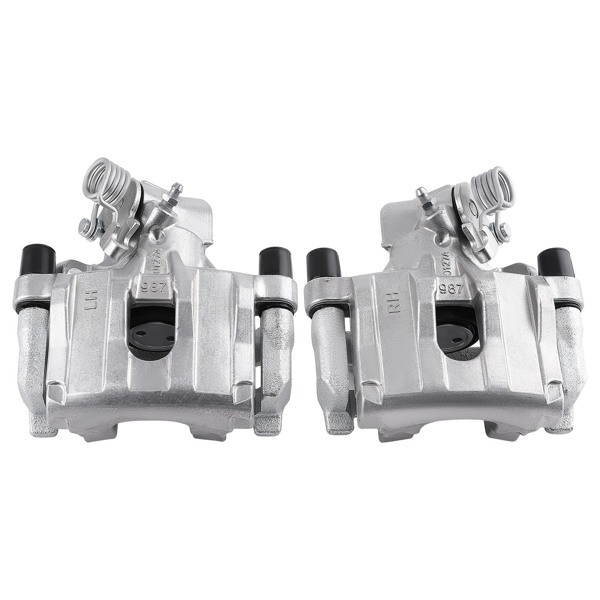 Pair Rear Brake Calipers w/Bracket fit for Ford EcoSport 2018-22 Focus 2012-2018-2
