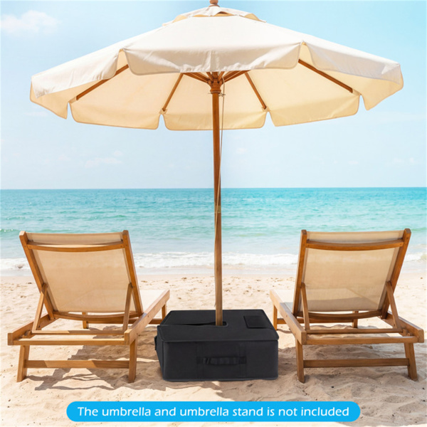 90磅露台伞基重袋900D牛津防风雨沙袋，适用于悬臂式偏置伞-6