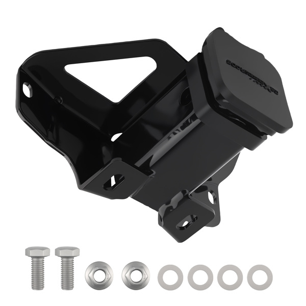 Black Steel Hitch Receiver 2" Rear fit for Polaris Sportsman 450 570 14-25-6