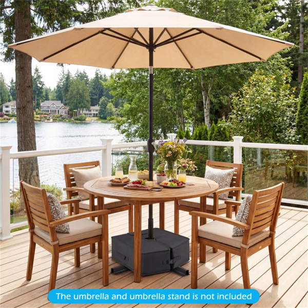 90磅露台伞基重袋900D牛津防风雨沙袋，适用于悬臂式偏置伞-10