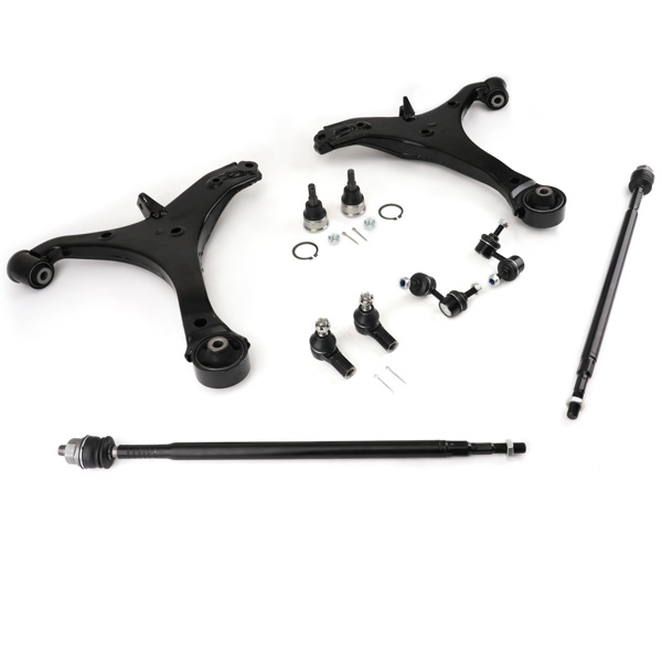 10x Front Lower Control Arms Sway Bar Links Kit fit for 2003 2004-2011 Honda Element-6