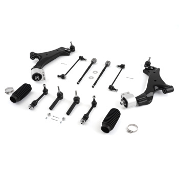 Front Control Arms w/Ball Joint Sway Bar Tie Rod fit for 2010-2017 Chevrolet Equinox