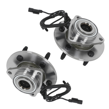 Pair Front Wheel Hub Bearings fit for Dodge Ram 1500 09-2010 V8 4.7L 52070323AI