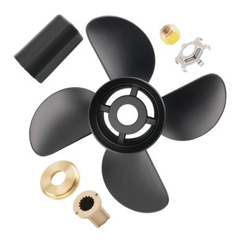 14x19 4-Blade fit for Mercury 135-300HP Propeller 48-8M0084495 15 Spline RH